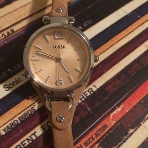Fossil Watch-light brown band!